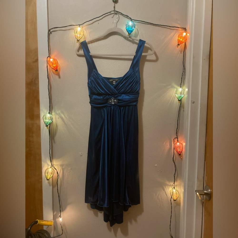 Deep Turquoise/Blue Event Dress - Picture 8 of 10